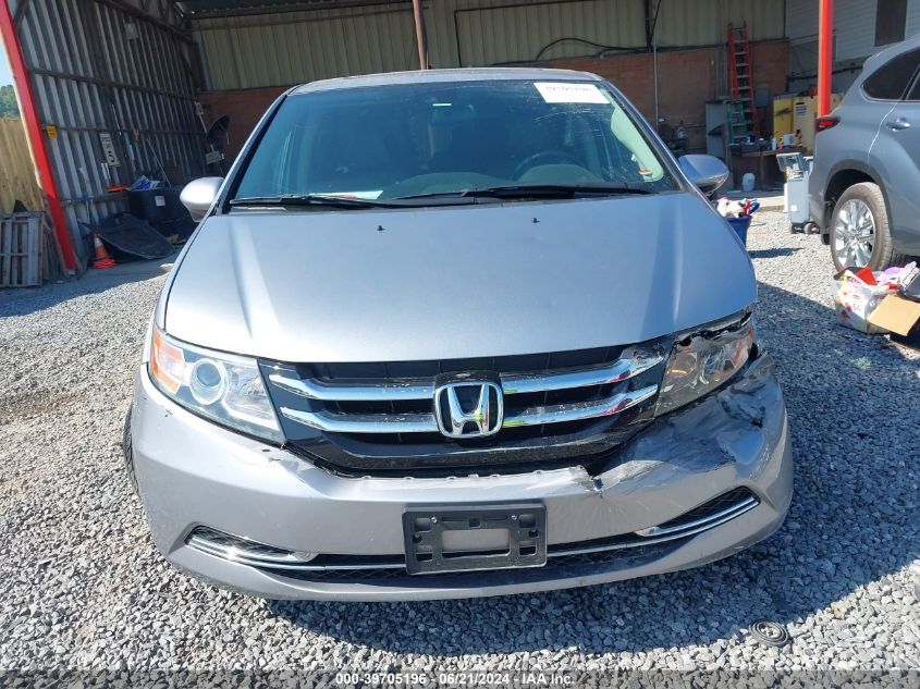 2017 Honda Odyssey Ex-L VIN: 5FNRL5H6XHB013839 Lot: 39705196