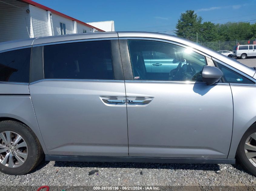 2017 Honda Odyssey Ex-L VIN: 5FNRL5H6XHB013839 Lot: 39705196