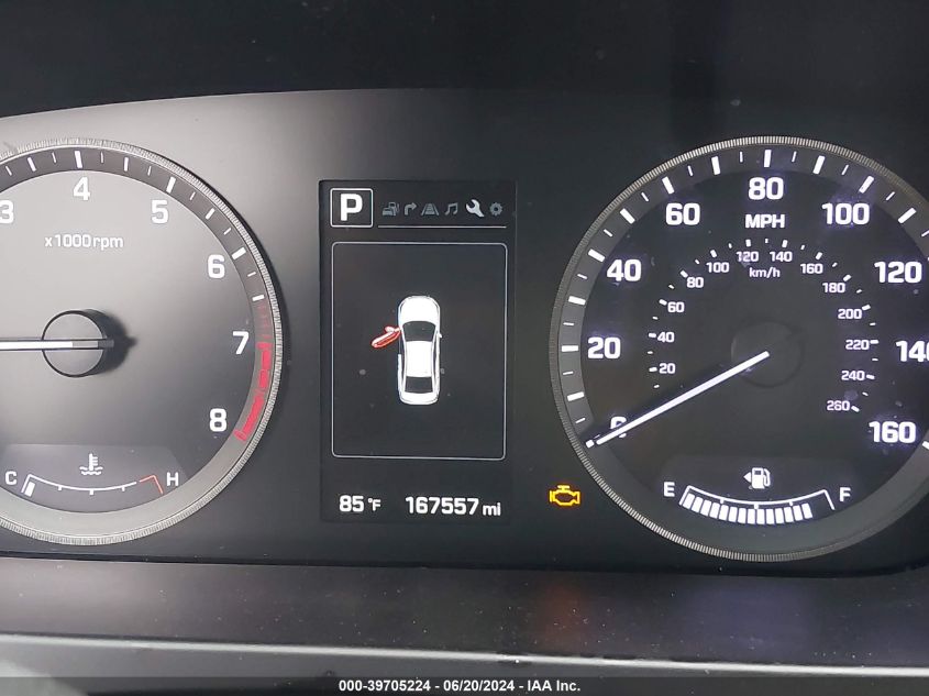 2015 Hyundai Sonata Limited VIN: 5NPE34AF7FH106982 Lot: 39705224