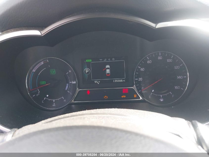 2016 Kia Optima Hybrid VIN: KNAGM4ADXG5092384 Lot: 39705254