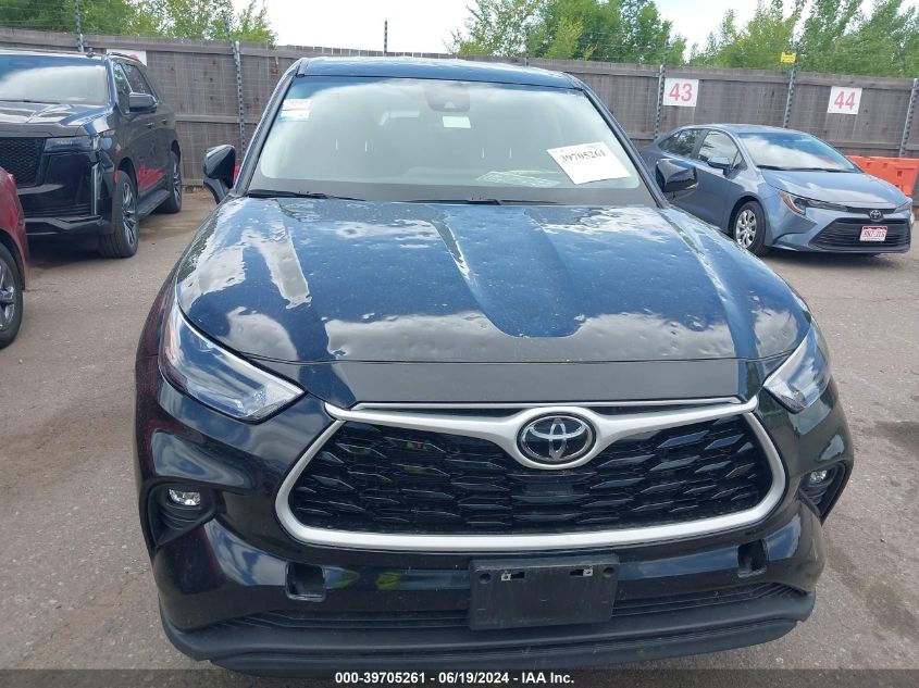 2024 Toyota Highlander Le VIN: 5TDKDRBH2RS533949 Lot: 39705261