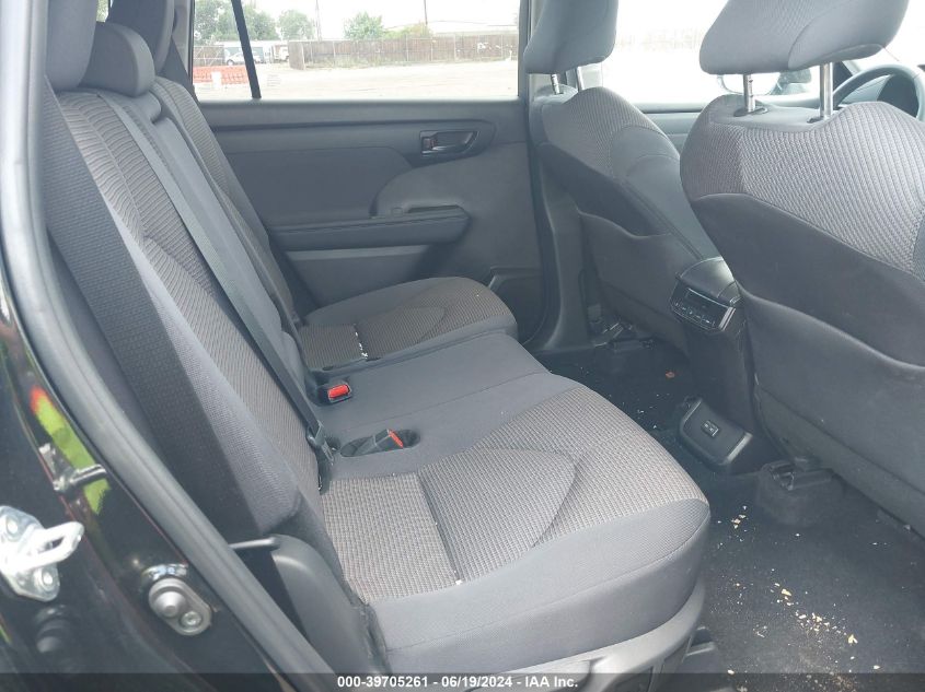 2024 Toyota Highlander Le VIN: 5TDKDRBH2RS533949 Lot: 39705261