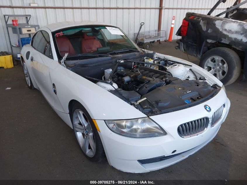 2007 BMW Z4 3.0Si VIN: 4USDU53577LF77754 Lot: 39705275