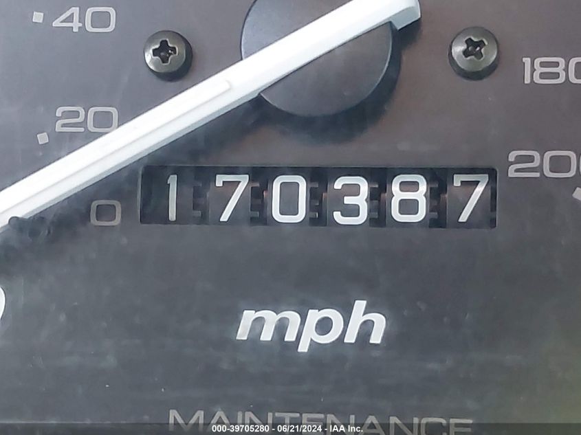 1998 Honda Cr-V Ex VIN: JHLRD1863WC090507 Lot: 39705280