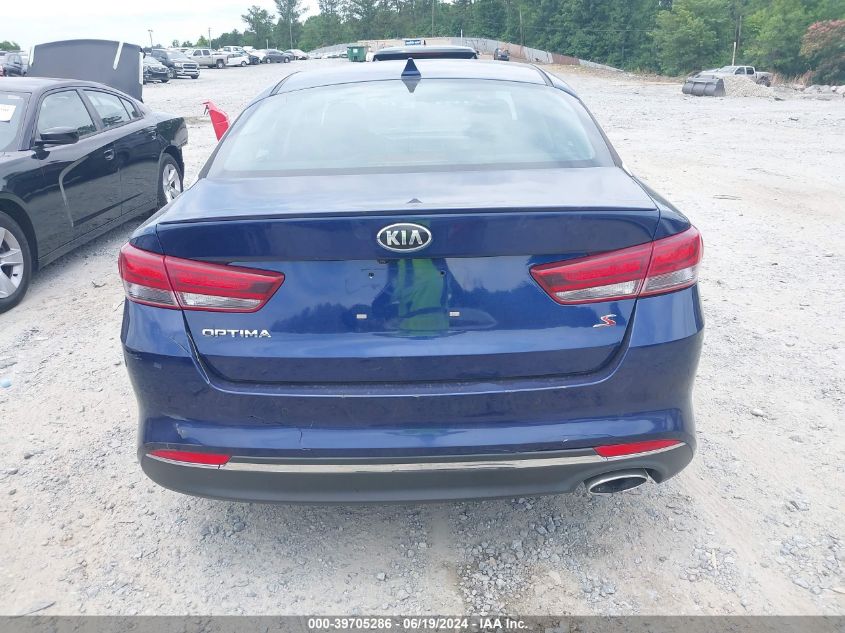 2018 Kia Optima S VIN: 5XXGT4L30JG188926 Lot: 39705286