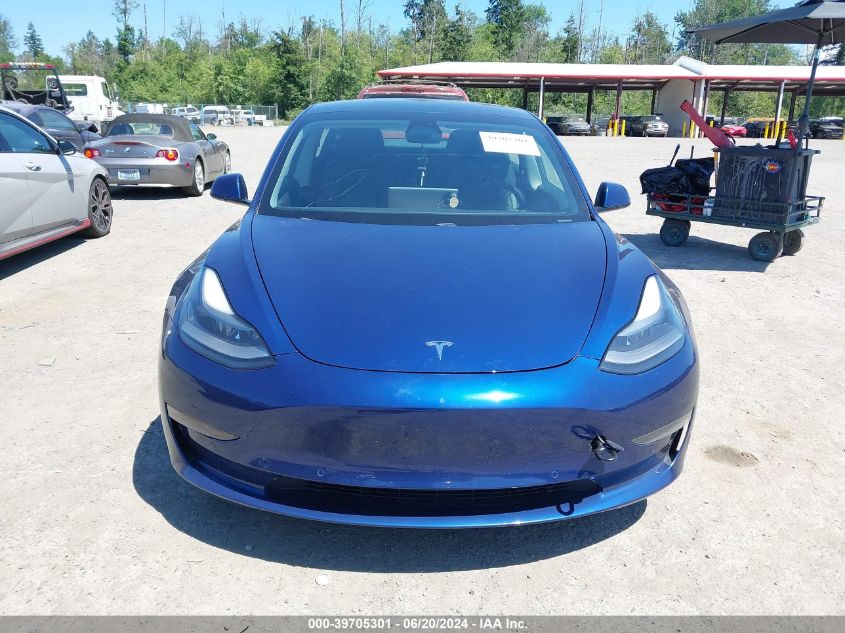 2021 Tesla Model 3 Standard Range Plus Rear-Wheel Drive VIN: 5YJ3E1EA0MF930705 Lot: 39705301