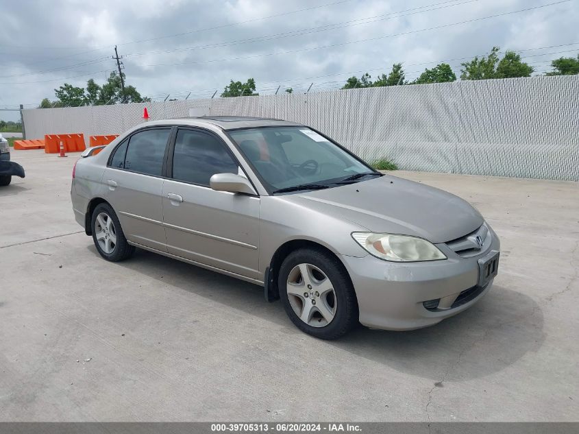 2004 Honda Civic Ex VIN: 2HGES26884H609901 Lot: 39705313