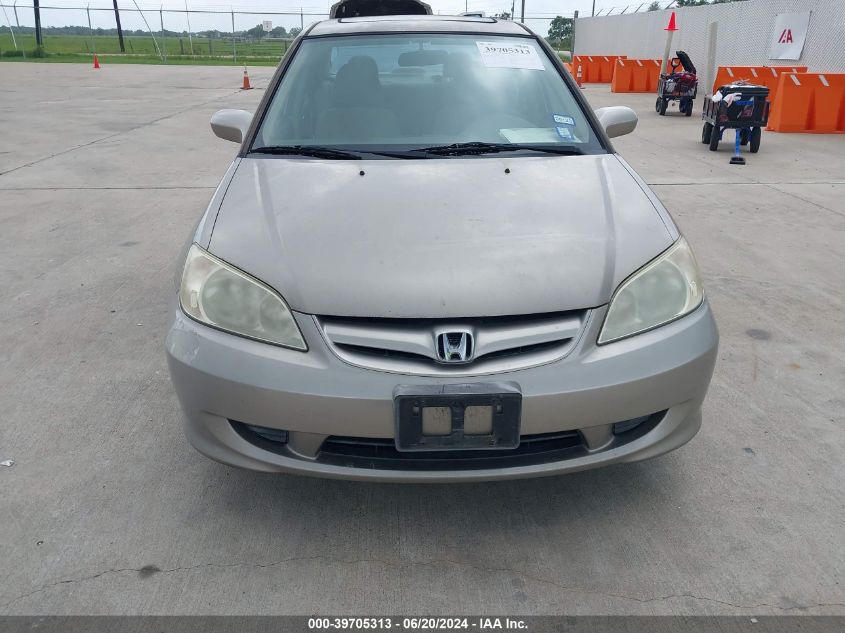 2004 Honda Civic Ex VIN: 2HGES26884H609901 Lot: 39705313