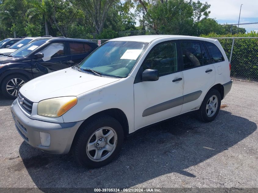 2002 Toyota Rav4 VIN: JTEGH20V120078655 Lot: 39705324