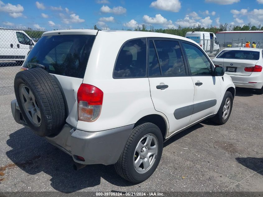 2002 Toyota Rav4 VIN: JTEGH20V120078655 Lot: 39705324