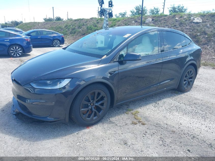 7SAXCBE53RF445338 2024 TESLA MODEL X - Image 2