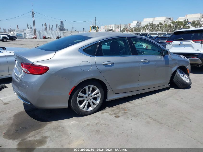 2016 Chrysler 200 Limited VIN: 1C3CCCAB4GN159224 Lot: 39705350