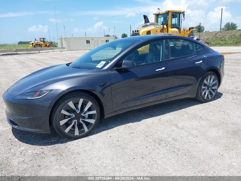 5YJ3E1EA4RF752370 2024 TESLA MODEL 3 - Image 2