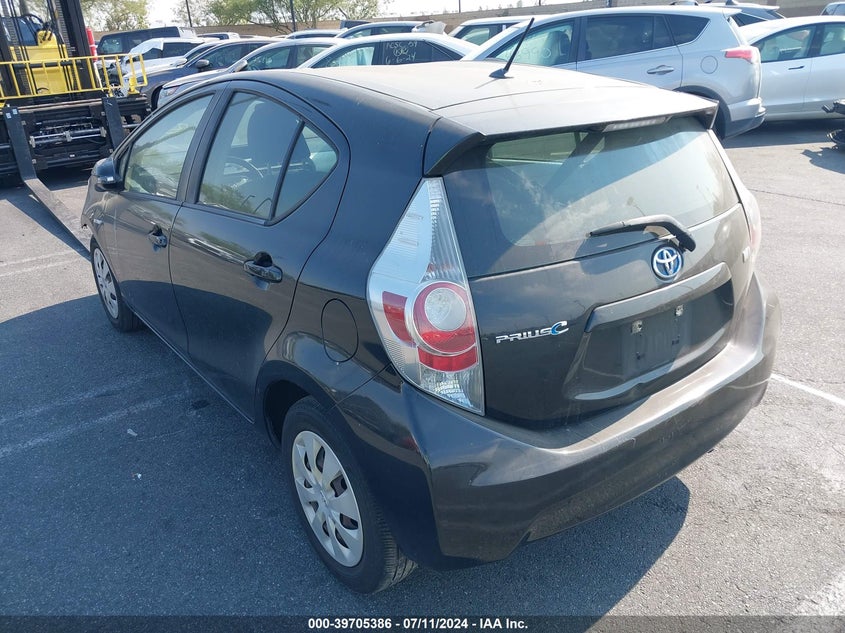 2012 Toyota Prius C Two VIN: JTDKDTB34C1526653 Lot: 39705386