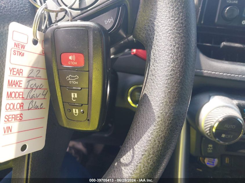 2022 Toyota Rav4 Xle/Xle Premium VIN: 2T3W1RFV3NW211629 Lot: 39705413