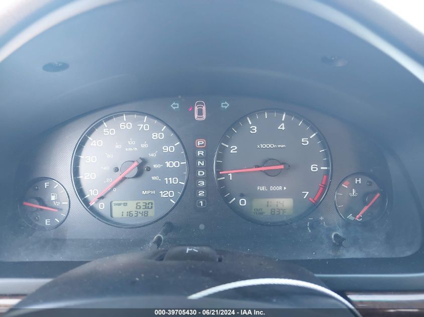 2001 Subaru Legacy Wagon Outback VIN: 4S3BH665017630293 Lot: 39705430