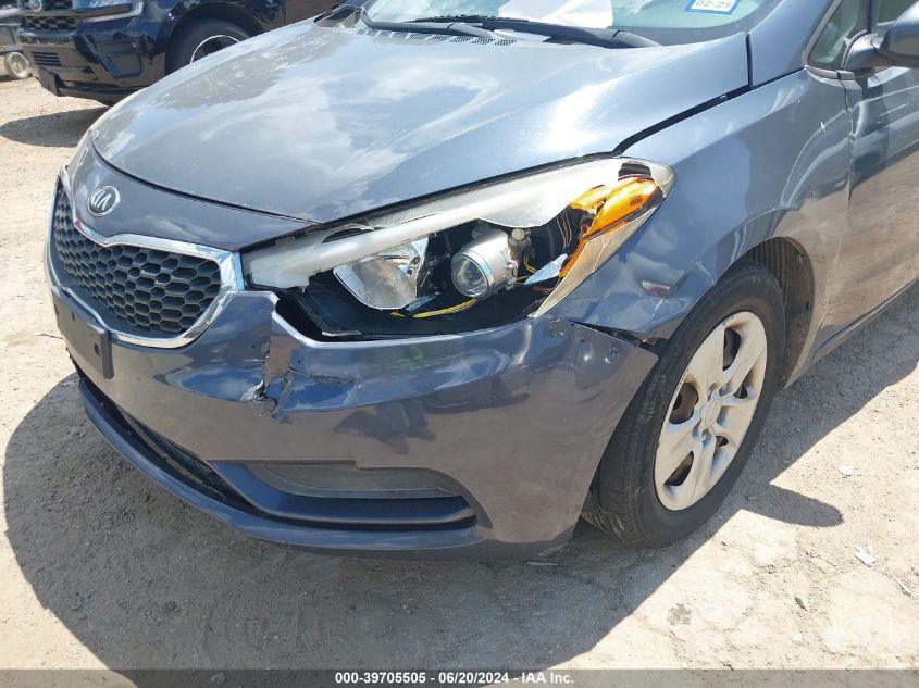 2016 Kia Forte Lx VIN: KNAFX4A64G5542132 Lot: 39705505