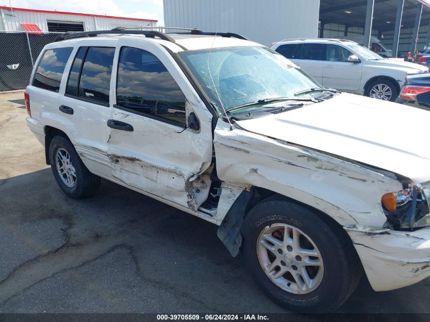 2004 Jeep Grand Cherokee Laredo VIN: 1J4GX48S34C309452 Lot: 39705509