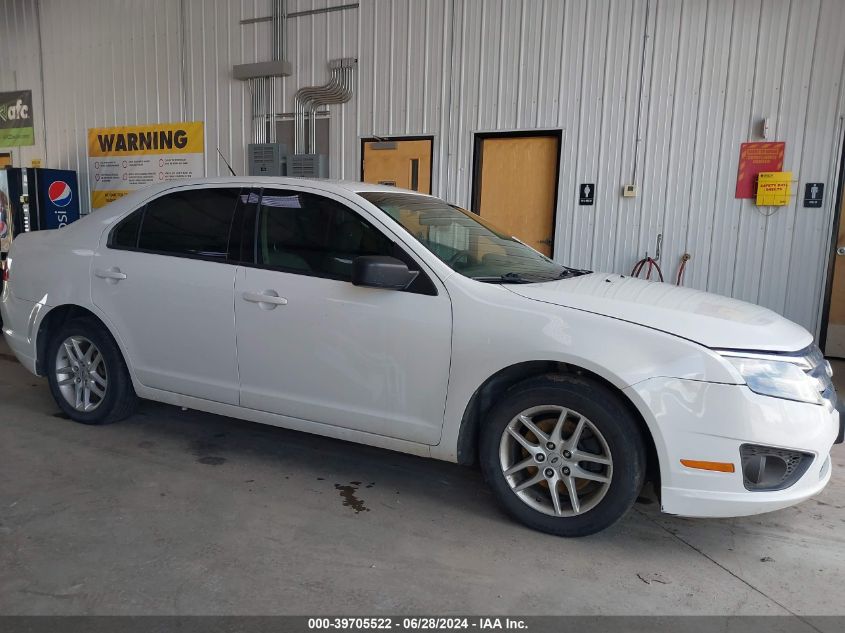 2010 Ford Fusion S VIN: 3FAHP0GA4AR382294 Lot: 39705522