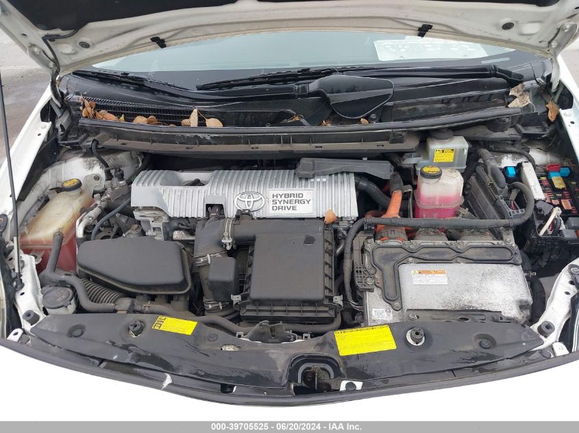 2011 Toyota Prius Two VIN: JTDKN3DUXB0287567 Lot: 39705525