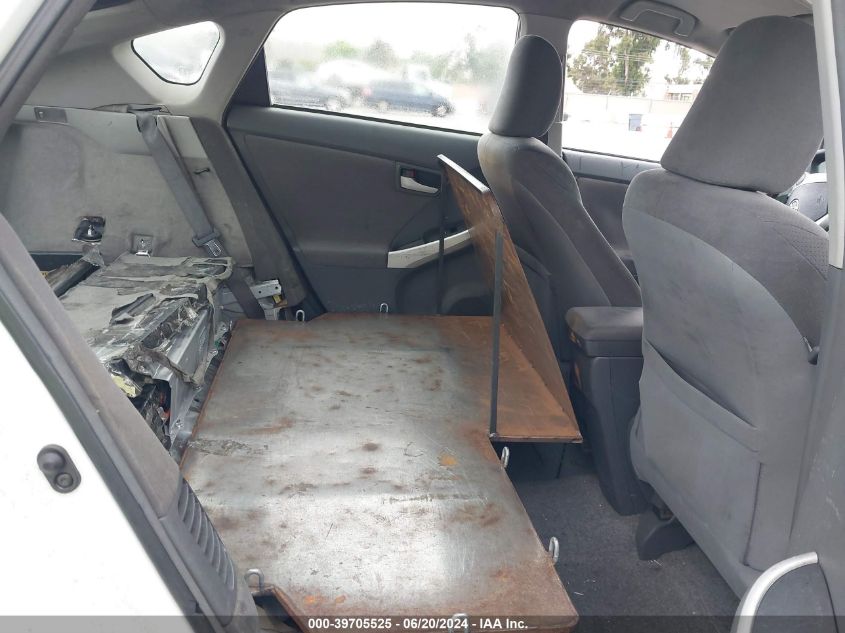 2011 Toyota Prius Two VIN: JTDKN3DUXB0287567 Lot: 39705525