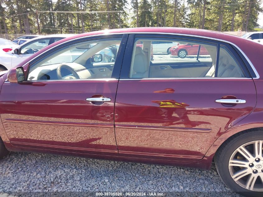 2008 Toyota Avalon Limited VIN: 4T1BK36B88U265052 Lot: 39705528