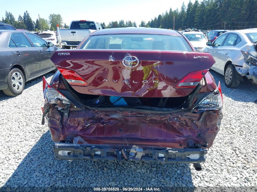 2008 Toyota Avalon Limited VIN: 4T1BK36B88U265052 Lot: 39705528