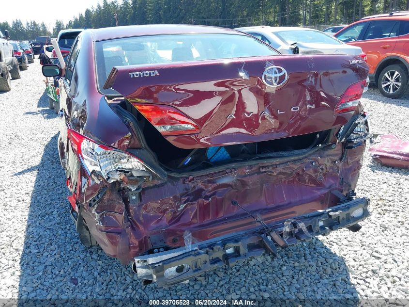 2008 Toyota Avalon Limited VIN: 4T1BK36B88U265052 Lot: 39705528