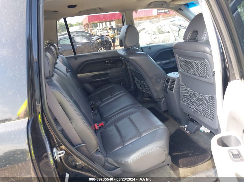 2006 Honda Pilot Ex-L VIN: 2HKYF18576H534826 Lot: 39705540