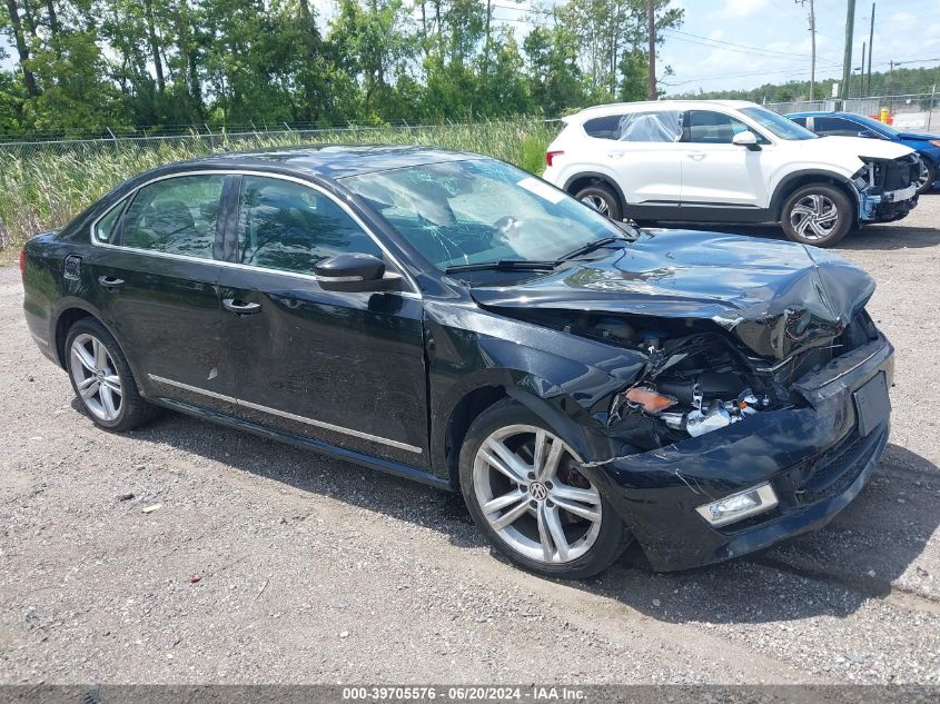 2013 Volkswagen Passat 2.0L Tdi Sel Premium VIN: 1VWCN7A35DC097438 Lot: 39705576