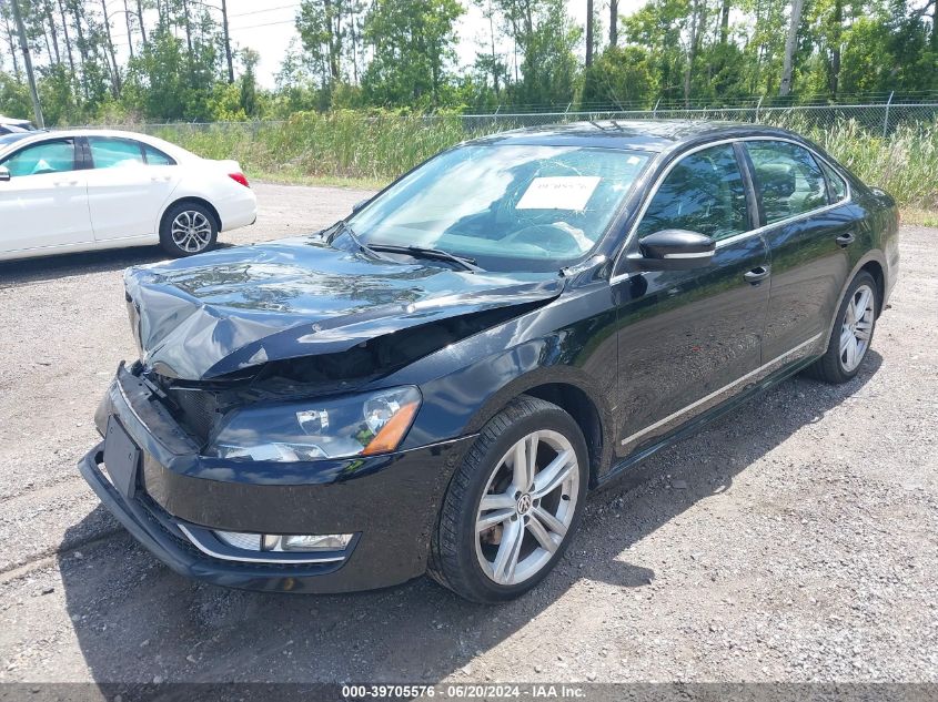 2013 Volkswagen Passat 2.0L Tdi Sel Premium VIN: 1VWCN7A35DC097438 Lot: 39705576