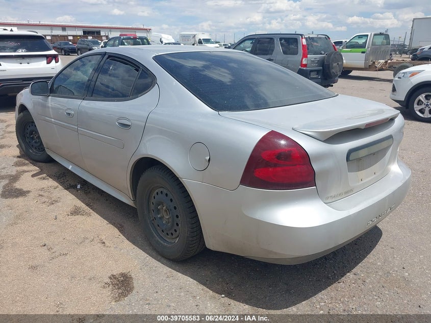 2005 Pontiac Grand Prix VIN: 2G2WP522851202781 Lot: 39705583