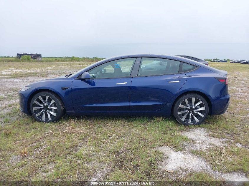 5YJ3E1EA7RF765503 2024 Tesla Model 3 Rear-Wheel Drive