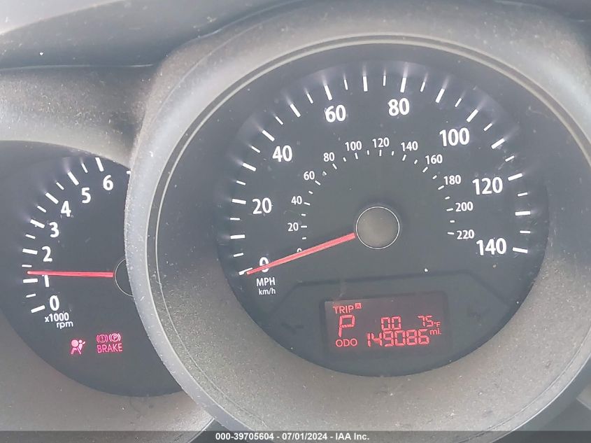 2012 Kia Soul VIN: KNDJT2A53C7747783 Lot: 39705604