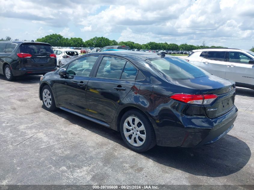 2022 Toyota Corolla Le VIN: 5YFEPMAE2NP381835 Lot: 39705608