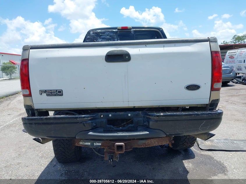 2003 Ford F250 Super Duty VIN: 1FTNW21L43ED86888 Lot: 39705612