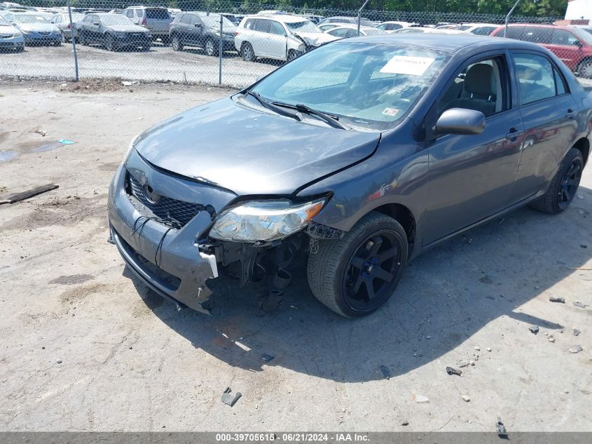 2010 Toyota Corolla Le VIN: 1NXBU4EE2AZ351183 Lot: 39705615
