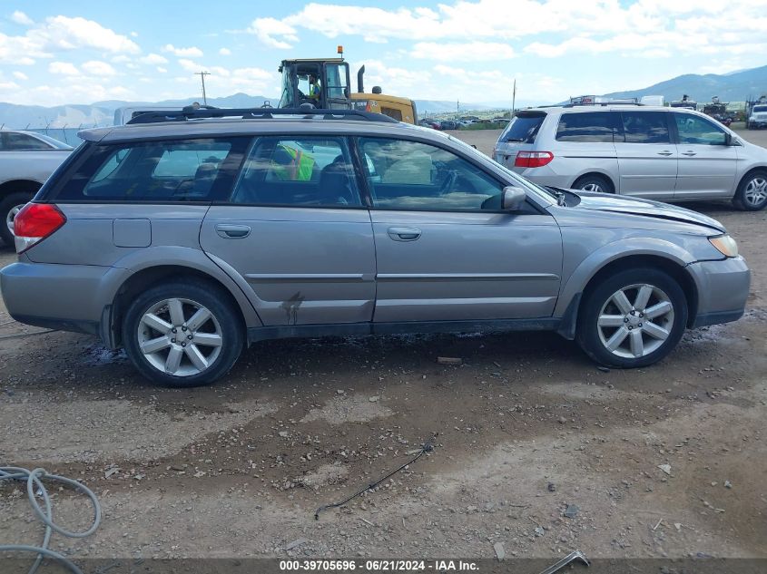 2008 Subaru Outback 2.5I Limited/2.5I Limited L.l. Bean Edition VIN: 4S4BP62C287307330 Lot: 39705696