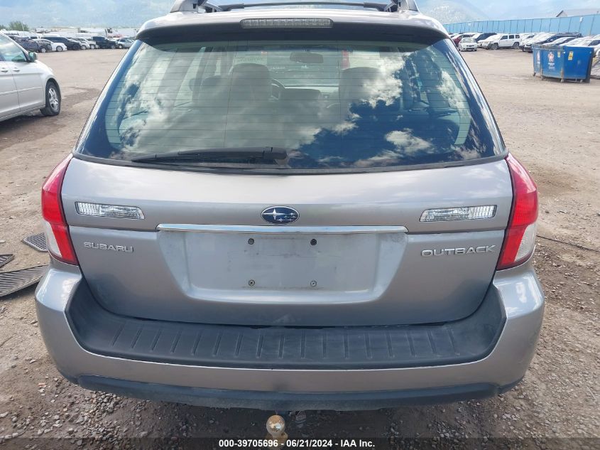 2008 Subaru Outback 2.5I Limited/2.5I Limited L.l. Bean Edition VIN: 4S4BP62C287307330 Lot: 39705696