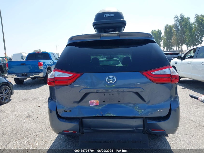 2015 Toyota Sienna Le 8 Passenger VIN: 5TDKK3DC2FS576140 Lot: 39705704