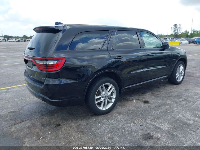2022 DODGE DURANGO GT - 1C4RDJDG6NC219348