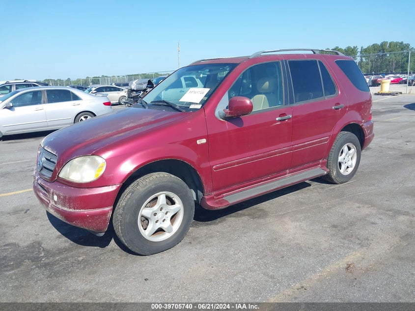 2000 Mercedes-Benz Ml 320 VIN: 4JGAB54E2YA164515 Lot: 39705740