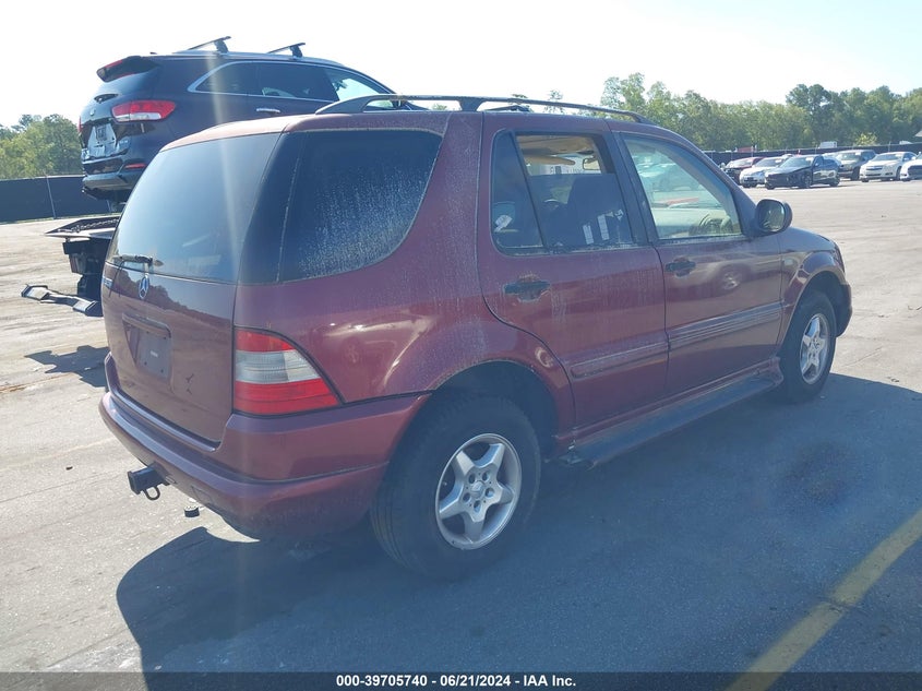 2000 Mercedes-Benz Ml 320 VIN: 4JGAB54E2YA164515 Lot: 39705740