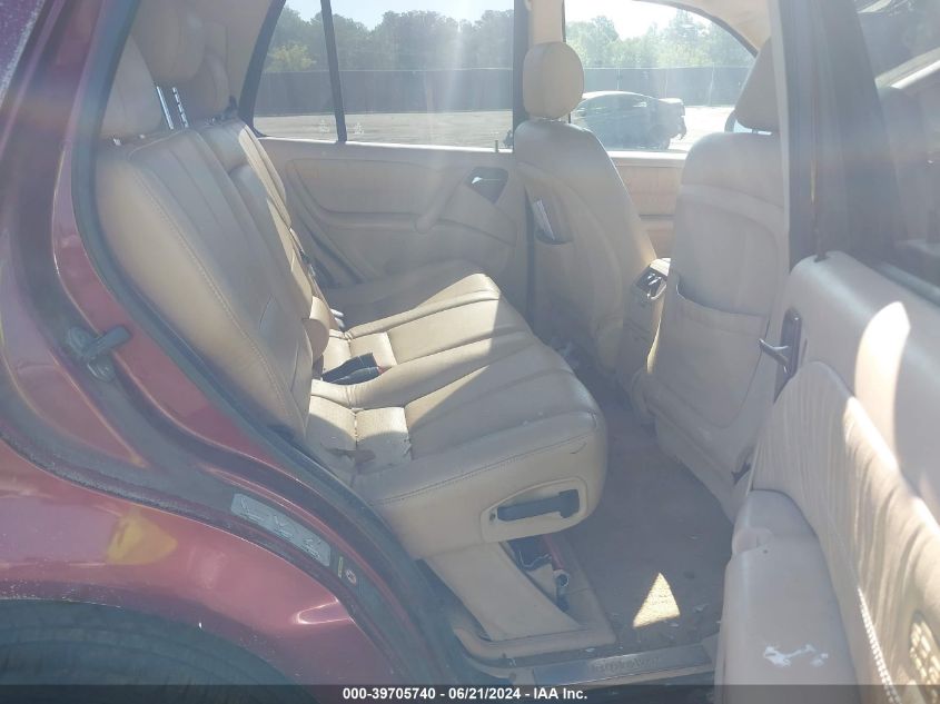 2000 Mercedes-Benz Ml 320 VIN: 4JGAB54E2YA164515 Lot: 39705740