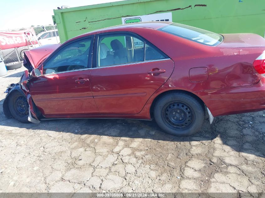 2005 Toyota Camry Le/Xle/Se VIN: 4T1BE32K95U016445 Lot: 39705808
