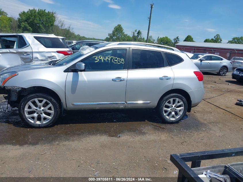 2012 Nissan Rogue Sv W/Sl Pkg VIN: JN8AS5MV7CW372426 Lot: 39705811