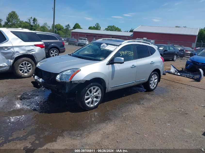 2012 Nissan Rogue Sv W/Sl Pkg VIN: JN8AS5MV7CW372426 Lot: 39705811