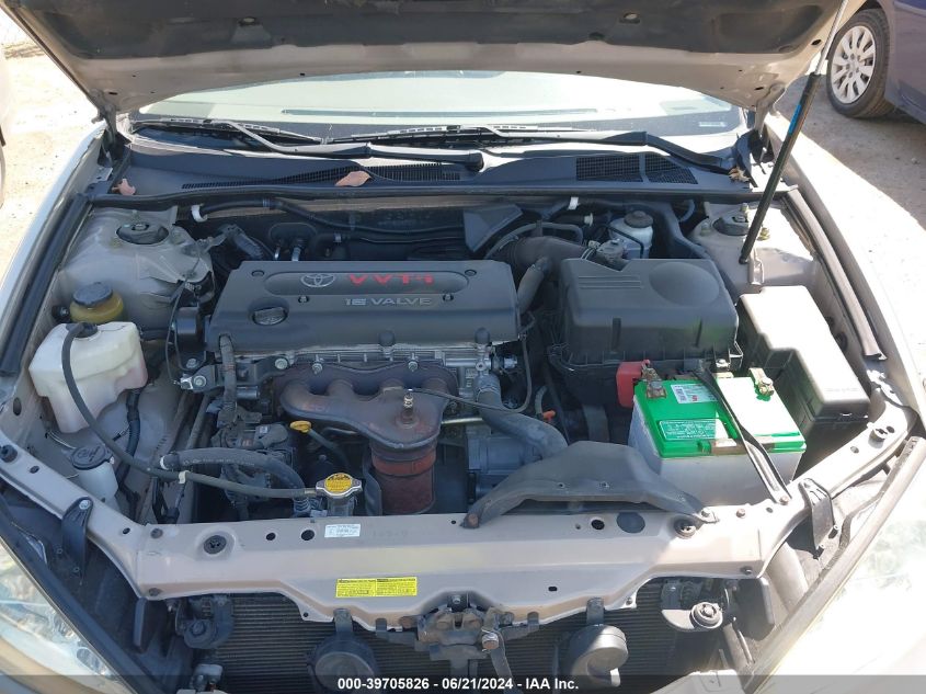 2004 Toyota Camry Le/Xle/Se VIN: 4T1BE32K34U326203 Lot: 39705826