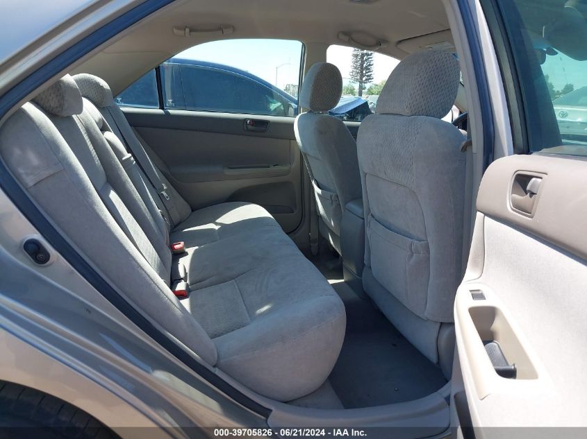 2004 Toyota Camry Le/Xle/Se VIN: 4T1BE32K34U326203 Lot: 39705826