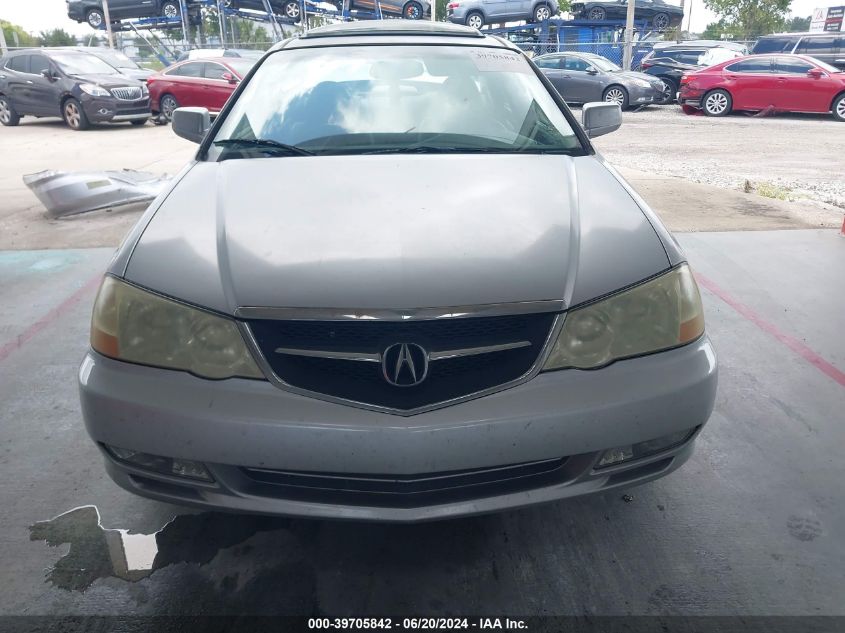 2002 Acura 3.2Tl Type-S VIN: 19UUA56862A003265 Lot: 39705842